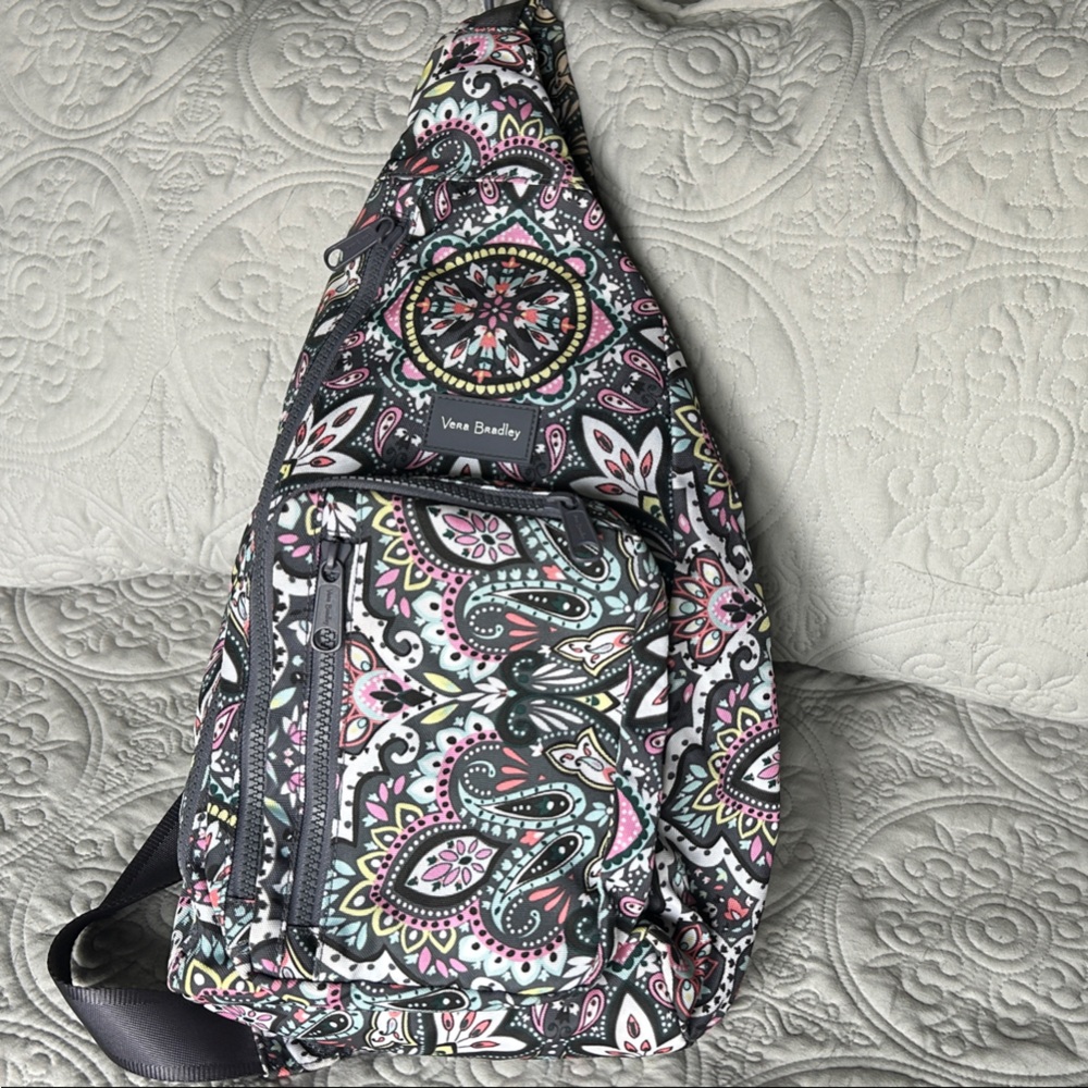 Vera Bradley Multicolor Paisley Sling Bag
